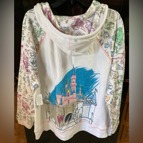 Ink & Paint Collection Full Zip Hoodie Sweatshirt - Disney Parks - Picture 4 of 14